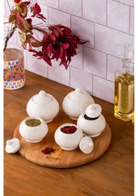 Resim Emsan Grape 5'li Baharat Takımı Beyaz 