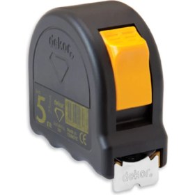 Resim Darbeye Dayanıklı, Klipsli Şerit Metre 10 M x 25 Mm, Yüksek Hassasiyet 
