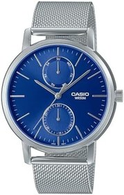 Resim Casio Üniseks yetişkin MTP-B310M-2AVDF Kol Saati Gümüş Standart 