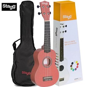 Resim Stagg US-LIPS Soprano Ukulele - Çanta 