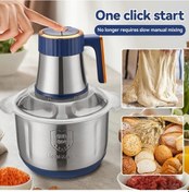 Resim Tianchishop Hd 5l Kapasiteli Masaüstü Gıda İşleme Makinesi Yeşil 304 Paslanmaz Çelik 30000 Rpm Ev Mutfak Kullanımı 