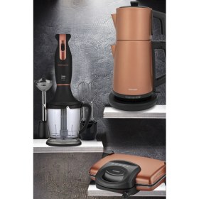 Resim Goldmaster Ece Elektrikli Mutfak Çeyiz Seti 3 Lü Evlilik Paketi Gold GM7727 