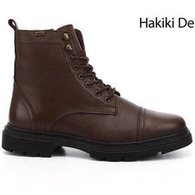 Resim Gönderi(R) Gönderi R Kahve Floter Gön Hakiki Deri Fermuarlı Bağcıklı Erkek Postal Bot 81501 Kahve 