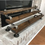 Resim Blbndesign Dekoratif Borudan Raf Ve Ayakkabılık 100 Cm 