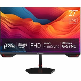 Resim Rampage Crimson CR27R200 27" 200 Hz 0.5 MS HDMI+DP HDR FHD G-Sync FreeSync Vesa IPS Monitör 