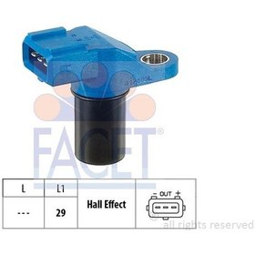 Resim Facet 9.0178 Eksantrık Mıl Sensoru Xantıa P306 P406 1,8ı 16v 