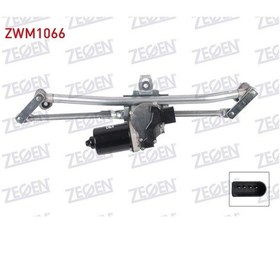 Resim Sılecek Motoru On Mekanızmalı Volkswagen Bora 2000-2005 / Golf I 