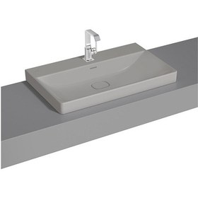 Resim Vitra Metropole 7527B076-0973 Çanak Lavabo. 80CM. Mat Taş Gri 