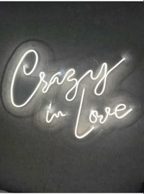 Resim dekoraven Crazy In Love Neon Tabela Duvar Dekoru, crazyin 
