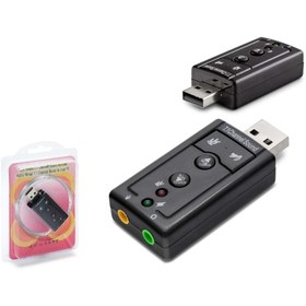 Resim HADRON Hn4177 7.1 Usb Ses Kartı Usb Sound Adapter 