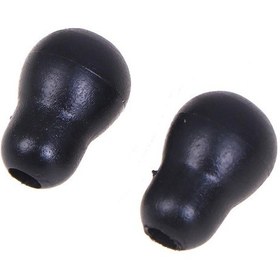 Resim Siyah 2 Yedek Yumuşak Silikon Kulak Tıkacı Kulak İpuçları Kulaklıklar Littmann Stetoskop 