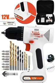Resim ASSUR 12v Dahili Batarya Type-c USB Şarjlı Matkap Akülü Vidalama 