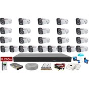 Resim YILDIRIMGROUP Yıldırım Group Warm Led Metal Kasa 24 Kameralı 5 Mp Sony Lens Ahd Güvenlik Kamera Sistemi 