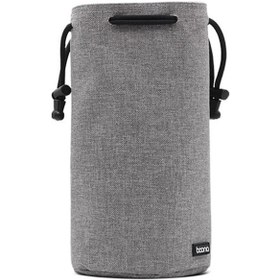 Resim Rogfer Benna Su Geçirmez Slr Kamera Lens Çantası Lens Koruyucu Kapak Kılıfı Çantası, Renk: Yuvarlak Orta Gri Diğer Diğer 