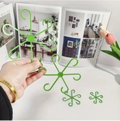 Resim Sunshine022 Yeşil Plastik Bitki Desteği 4lü Set Ayarlanabilir Katlanır 