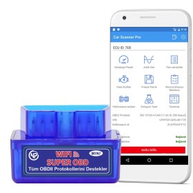 Resim Npo NPC12 Türkçe Obdıı/eobd+Can Modlu Araç Arıza Tespit/silme Cihazı 