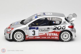 Resim 1:18 OTTO Peugeot 206 WRC Toure de Corse 2002 