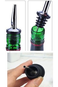 Resim Practials Şişe Ucu Servis Aparatı Damlalık Yağdanlık -Şişe Tıpa Sürekli Akışlı Hava Delikli 