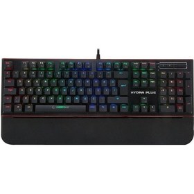 Resim Rampage Hydra R6 Plus Full RGB Blue Switch Ses Portlu İngilizce Mekanik Q Klavye 