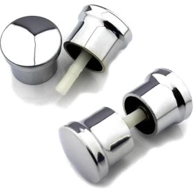 Resim AyrStore 2 Takım Duşakabin Kulpu 2 Kapaklık Duşakabin Kulp Krom 2 Iç 2 Dış Çift Kapak Topuz Kulp 