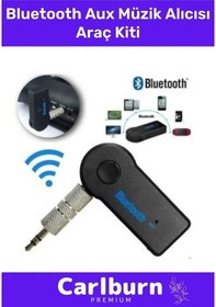 Resim Özel Seri 4 Saat Bataryalı Şarjlı Uyku Modlu Enerji Tasaruflu Bluetooth Aux Müzik Alıcısı Araç Kiti 