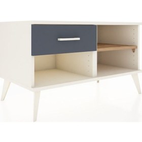 Resim Hyperion Şifonyer Tek Raflı Tek Çekmeceli 88x44x48 Aytaşı-çam/antrasit Çam/antrasit 