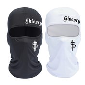 Resim Musión Shiesty & Dolar İşareti Balaklava Kaykay Maske - Rüzgar Geçirmez, Toz Önleyici Boyunluklu Yüz Kapağı, Bisiklet ve Motosiklet için, Uniseks, Siyah Beyaz, Esnek Poliester Karışımı, Makinede Yıkanabilir 