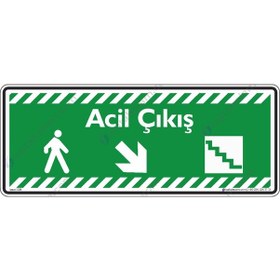 Resim Acil - Çıkış Sağ Aşağıya Ok 