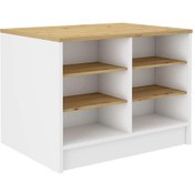 Resim JANE MUTFAK ADASI -120 CM - TEZGAH DAHİL Beyaz 