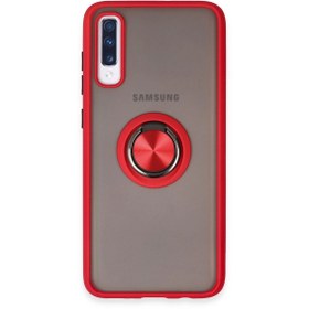 Resim artlab Art Galaxy A70 Kılıf Montreal Yüzüklü Silikon Kapak - Kırmızı Lab 