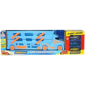 Resim King Toys 3 Katlı Sürat Pistli Tır 3 Arabalı Çocuklar Için Garaj Otopark Yarış Pisti Eğitici Oyun Se 