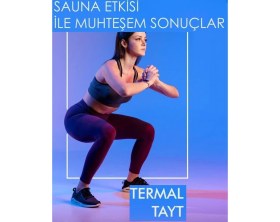 Resim Dr. Cornell Termal Sauna Tayt Sauna Etkili Terleme Taytı Sweat Sweet Sauna Pro Extra Terleten Termal Tayt 