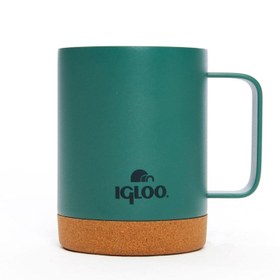 Resim Çelik Mug Termos - Igloo - Cork - 350ml - Yeşil - 205696 