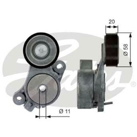 Resim GATES T39040 Alternatör Gergi Rulmanı Golf 06-Jetta 06-Passat 09-Tiguan 08-A1 11-Fabıa 10- 1.4Tsı 
