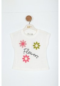 Resim Xo Kids Kız Çocuk Tişört 1-5 Yaş 36007 Beyaz 