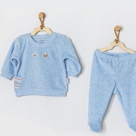 Resim Andy Wawa 2li Takım Velvet Tiny Bear & Friends Mavi 