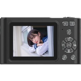 Resim H15 Kart Kamera 1080p Yüksek Çözünürlük 16x Zoom 2.4 İnç Hd Ips Ekran Fotoğraf Video Mini Oyun Çok İşlevli Dijital Kamer 