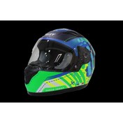 Resim Sway KASK ÇOCUK 815K GLOSS ALIEN BLUE/GREEN FULL FACE 