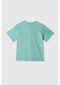 Resim United Colors Of Benetton Erkek Çocuk Smile T Shirt Turkuaz 3ı1xg10ıh-1414 Turkuaz 