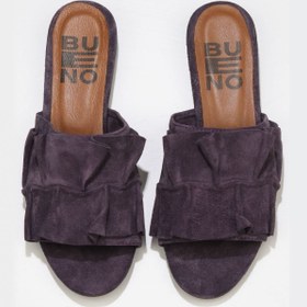 Resim Bueno Shoes Mor Süet Kadın Düz Terlik 01wn1908 