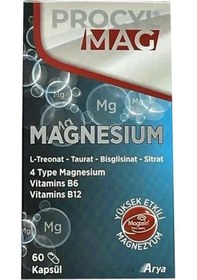 Resim Procyl Mag 4 Form Magnezyum B6, B12 60 Kapsül 