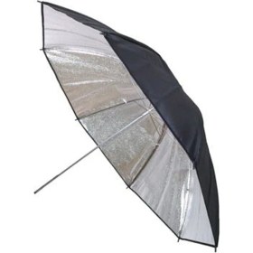 Resim 33" 84 CM Siyah Gümüş Stüdyo Reflektör Şemsiyesi 
