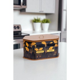 Resim Özbience Ahşap Altıgen Çiçek Desenli Patates ve Soğanlık, Dekoratif Tasarım 