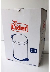 Resim Lider 5 Lt Pedalli Çöp Kovası Siyah 
