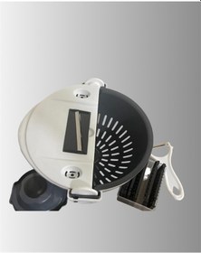 Resim Techmrt Süzgeçli Çok Fonksiyonlu Döner Rende Ve Doğrayıcı 