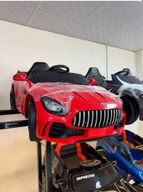 Resim Akülü Araba Mercedes Kırmızı 