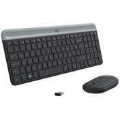 Resim Logıtech Mk470 Klavye + Mouse Kablosuz 920-009435 