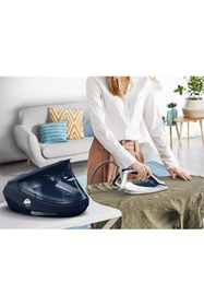 Resim TEFAL 8 Bar Yüksek Basınç Teknolojili Premium Buhar Kazanlı Ütü, Dikey Ütüleme, Anti-Kireç,Lambader Hediye 