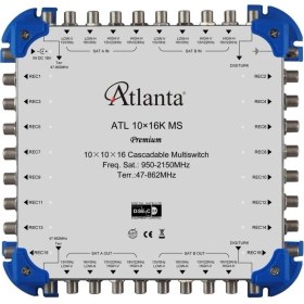 Resim Atlanta 10/16 10x16 Santral Merkezi Sistem Multiswitch ( Geçişli Kaskatlı ) 