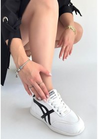 Resim Zlay Beyza Cilt Siyah Detaylı Bağcıklı Spor Ayakkabı Beyza 